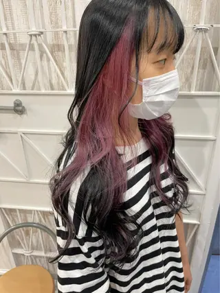 カラー white.所属・white.梅田 デザインカラー🦄のヘアスタイル