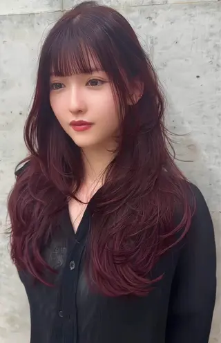 ロング NU/EN所属・海外ヘア/美髪矯正 海外レイヤー/ヒラキのヘアスタイル