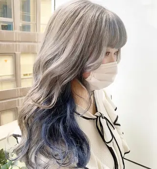 ロング カラー ヘアセット💘 似合わせカラーのヘアスタイル