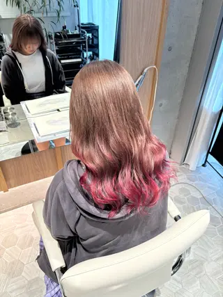 ロング カラー 表参道/ハイトーン /yuiのヘアスタイル