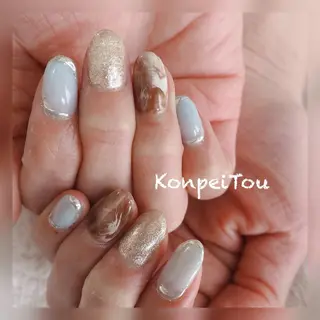 ネイル おうちのネイルサロン　konpeiTou〜こんぺいとう〜所属・おうちのネイルサロン KonpeiTouのネイルデザイン