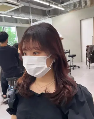 ロング 透け感カラー✂️ yuuのヘアスタイル