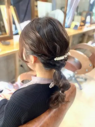 ミディアム ヘアアレンジ Hair Atelier P's 【ピース】所属・Kaori / P’s 渋谷のヘアスタイル