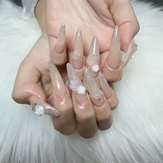 ネイル 🎀nana🫧 ワンホンネイル🎀のネイルデザイン