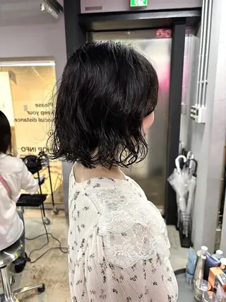 ショート パーマ 札幌パーマ 髪質改善/後藤海音のヘアスタイル