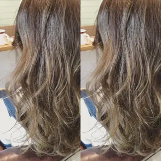 ロング カラー hair salon Ranun髪質改善のヘアスタイル
