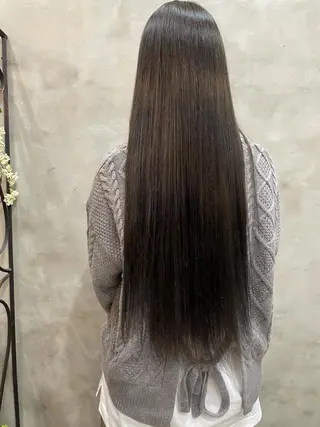 ロング カラー 【ピンク/韓国ヘア/ ヘアセット】亜海のヘアスタイル