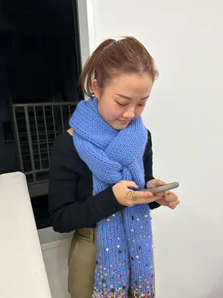 セミロング カラー キッズ オトナヘア🌸 harukaのヘアスタイル