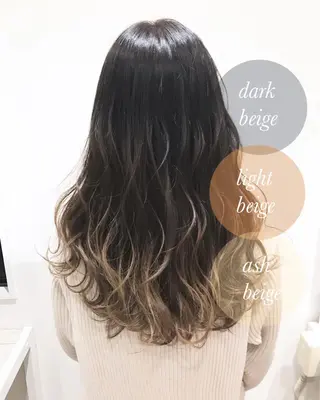 ロング カラー Livre所属・【ツヤ髪カラー】本郷 星音のヘアスタイル