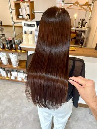 ロング Jyue-ru／北谷 /縮毛矯正/髪質改善のヘアスタイル