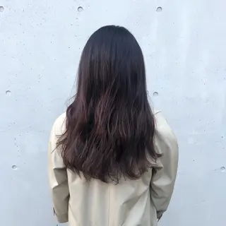 ロング カラー 酸性縮毛矯正🧴韓国 レイヤー/髪質改善のヘアスタイル