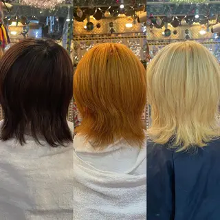 ショート カラー ヘアアレンジ メンズ haco+所属・🌈派手髪エクステ ブレイズ🌈ひろとのヘアスタイル