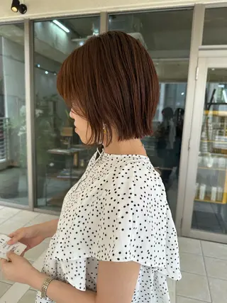 ショート C’LD hair  produce /シールドヘア所属・モテ髪/ボブ/ショー ト/アダチフウトのヘアスタイル