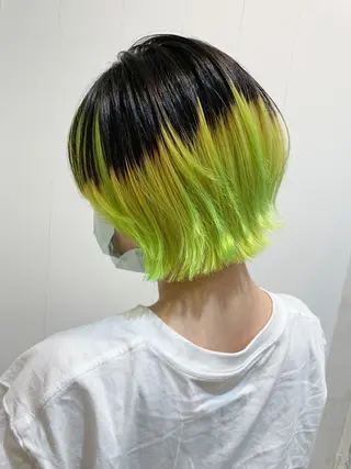 ミディアム カラー 《ブリーチ/赤み消し /髪質改善》若松良樹のヘアスタイル