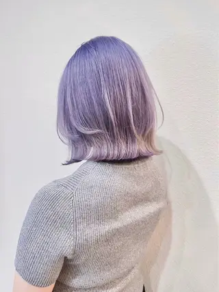 ミディアム カラー ハイトーン/ウルフ/ レイヤー/Asukaのヘアスタイル