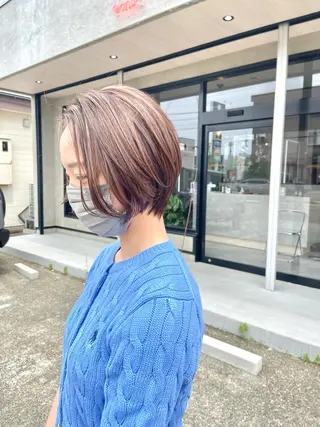 ショート カラー mood tatemachiのヘアスタイル