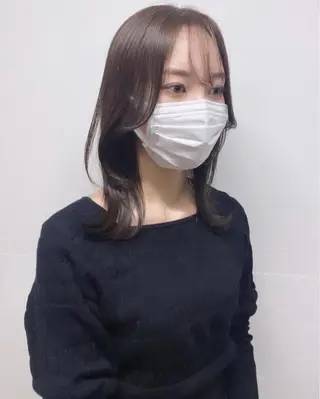 セミロング カラー salowin JIYUGAOKA所属・マンツーマン半個室 tamuraのヘアスタイル