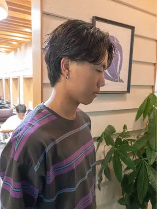 メンズ 【ボブ】縮毛矯正/ 船橋駅5分/鈴木杏美のヘアスタイル