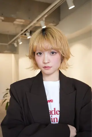 ショート rino/カット /レイヤー/名古屋のヘアスタイル