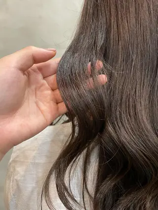 セミロング カラー ヘアアレンジ 【ピンク/韓国ヘア/ ヘアセット】亜海のヘアスタイル