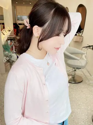 ロング 新宿/韓国ヘア 中明度カラー/かやのヘアスタイル