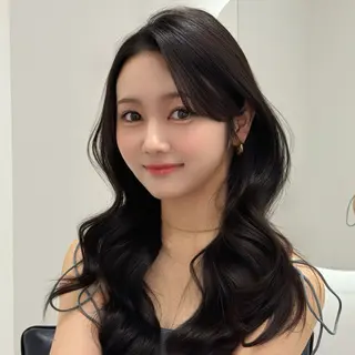 ロング 韓国ヘア🤍🇰🇷 ‪🫶🏻吉満のヘアスタイル