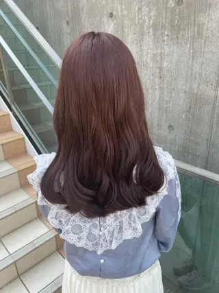 セミロング カラー レイヤーカット/髪質 改善/矯正🤍吉田のヘアスタイル