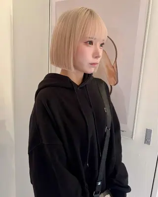 ショート riria/ボブ /ブラウンカラー🎀のヘアスタイル