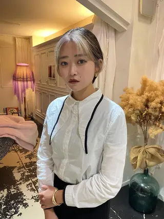 ショート カラー アオキ リノのヘアスタイル