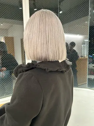 ミディアム カラー ケアパーマ/ブリーチ daisukeのヘアスタイル