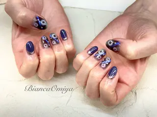 ネイル ネイルサロンビアンカ 大宮店長 モリサワのネイルデザイン