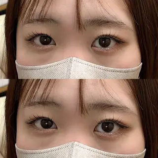 マツエク・マツパ 束感まつ毛／艶カラー おがたゆうか🎀‎のマツエク・マツパデザイン