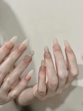 ネイル By moonネイル 🌷ワンホン/韓国風のネイルデザイン