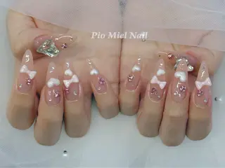 ネイル HANA 長さだしのネイルデザイン