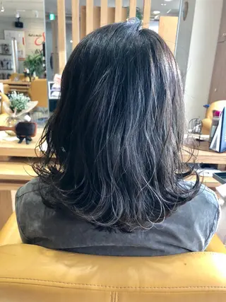 ミディアム 長谷川 智也/ディレクターのヘアスタイル