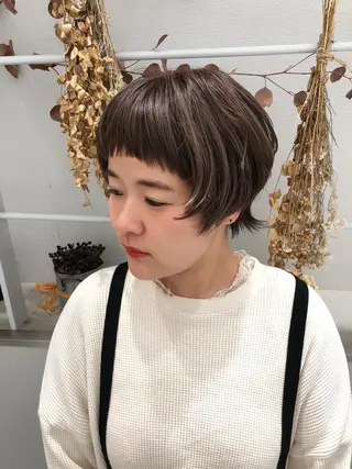 ショート 柏木  彩花のヘアスタイル