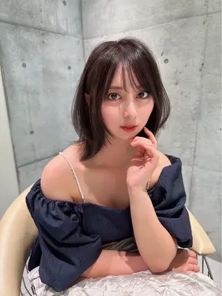 ミディアム カラー 🌈Hiroki🌈 福岡の愛され美容師のヘアスタイル