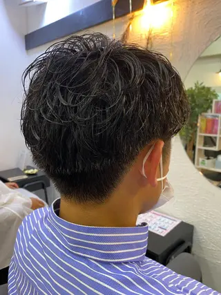 ショート パーマ メンズ SYUYA/パーマ/ マッシュスタイル特化のヘアスタイル