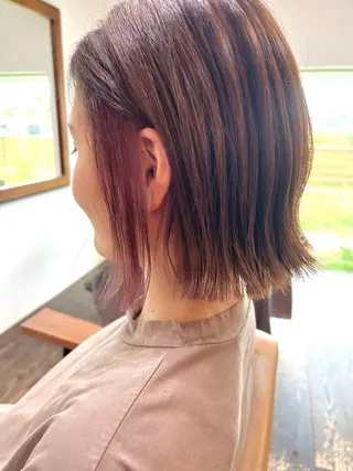 ミディアム Strawberry所属・原田 志保のヘアスタイル