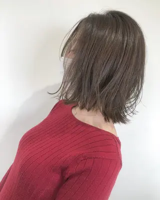 ミディアム カラー 宮本 円のヘアスタイル