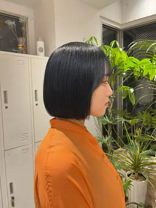 ショート カラー 🦖ミニボブ/ボブ /MOEKA🦕のヘアスタイル