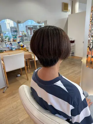 ショート 山本 瑠華のヘアスタイル