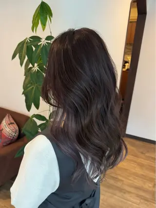 セミロング カラー acero + hair&eyelash 幸手店【アチェロ】所属・ハイライトハイトーン 💖MOMOKAのヘアスタイル