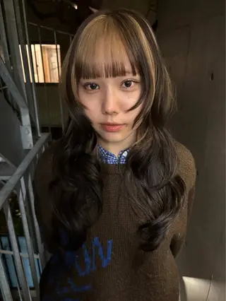 ロング カラー yuuna/ ハッシュカット🎀のヘアスタイル