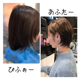 ショート カラー メンズヘア特化 崎田 成人のヘアスタイル