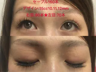 マツエク・マツパ 羽賀 美和のマツエク・マツパデザイン