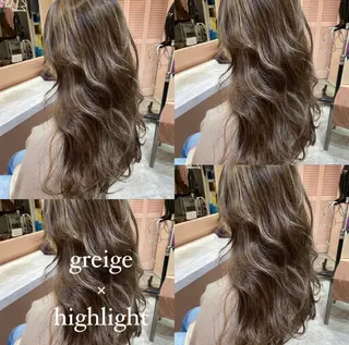 ロング カラー パーマ ヘアアレンジ キッズ RIYA❤︎ Aujuaソムリエのヘアスタイル