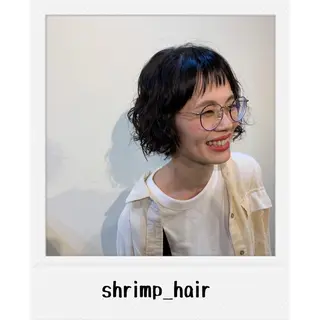 ショート パーマ 小杉輝/ショート /艶カラー✨のヘアスタイル