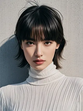 ショート ウルフカット 811 大阪梅田 ウルフのヘアスタイル