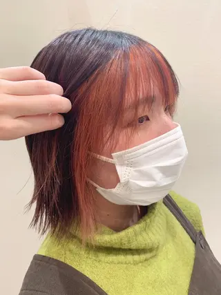 ミディアム カラー 🍓おかだ ゆい🍓のヘアスタイル